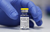 A vial of the Phase 3 Novavax coronavirus vaccine [AP/YONHAP]
