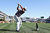 Hideki Matsuyama plays a tee shot on the 16th hole during the practice round prior to the WM Phoenix Open 2025 at TPC Scottsdale on Feb. 5 in Scottsdale, Arizona. [GETTY IMAGES]