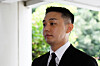 Yoo Ah-in attends a first-instance sentencing hearing at the Seoul Central District Court in southern Seoul on Sept. 3, 2024. [NEWS1]