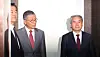Ambassador to Australia Lee Jong-sup, far right, attends a meeting of diplomatic mission chiefs at the Ministry of Foreign Affairs in Jongno District, central Seoul, on Thursday. [YONHAP]