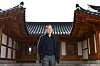 Cho Chung-il, the CEO of Kona I, poses at the largest hanok (traditional Korean house) hotel, The Hanok Heritage House, in Yeongwol County, Gangwon. [KIM JONG-HO]