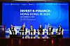 Financial Supervisory Service (FSS) Gov. Lee Bok-hyun, third from left, Hana Financial Group Chairman and CEO Ham Young-joo, fourth from left, and Shinhan Financial Group Chairman Jin Ok-dong, second from left, during an investor relations event in Hong Kong on Wednesday [FSS]