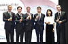 Dignitaries including Hungarian Ambassador to South Korea Istvan Szerdahelyi, center left, First Vice Health Minister Lee Ki-il, center right, Roh Jae-heon, left, chairman of the Korea-Hungary Friendship Association, and Ryu Kwon-ha, second from left, honorary consul of Hungary and a visiting professor at Jeonbuk National University, toast at a national day event commemorating the Hungarian Revolution of 1956 at the Ambassador Hotel in central Seoul on Friday. [PARK SANG-MOON]
