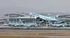 A Korean Air Lines flight takes off from Incheon International Airport on Aug. 6. [YONHAP]