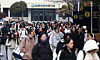 Students are seen on Hankuk University of Foreign Studies' campus in Dongdaemun District, central Seoul, on Nov. 23. [NEWS1]