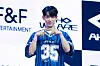 AHOF’s Steven poses for photos during a showcase for the release of the first EP, “Who We Are,” at Yes24 Live Hall in eastern Seoul on July 1. [DANIELA GONZALEZ PEREZ]