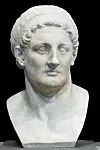 Marble bust of Ptolemy I Soter at the Louvre Museum. [LOUVRE]
