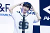 AHOF’s Seo Jung-woo poses for photos during a showcase for the release of the first EP, “Who We Are,” at Yes24 Live Hall in eastern Seoul on July 1. [DANIELA GONZALEZ PEREZ]