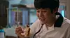 Actor Lee Jung-ha's Bong-seok eats tonkatsu during a scene of 'Moving.' [SCREEN CAPTURE]