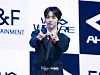 AHOF’s Cha Woong-gi poses for photos during a showcase for the release of the first EP, “Who We Are,” at Yes24 Live Hall in eastern Seoul on July 1. [DANIELA GONZALEZ PEREZ]