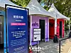 Visitors can head to the photo booths to create a souvenir from BTS Festa 2024. [DANIELA GONZALEZ PEREZ]