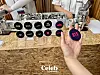 Badges are available with the BTS logo and names of the members [DANIELA GONZALEZ PEREZ]