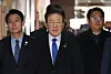 Democratic Party leader Lee Jae-myung on Dec. 14 at the National Assembly [YONHAP]