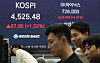 A screen in Hana Bank's trading room in central Seoul shows the Kospi closing on Jan. 6. [YONHAP]