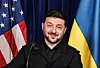Ukrainian President Volodymyr Zelensky reacts during a press conference with U.S. President Donald Trump, after their lunch meeting at Trump's Mar-a-Lago club, in Palm Beach, Florida, Dec. 28. [REUTERS/YONHAP]