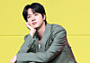 BTS member Jin poses at a press conference for Netflix's reality show 'Kian's Bizarre B&B' on April 15. Jin has been selected as the K-pop star who contributed the most to promoting Korea’s tourism. [NEWS1]