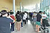 Young applicants attend a raffle event for a youth rental housing program in Yeosu, South Jeolla, on Aug. 29, 2024. [YEOSU]