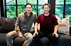 Samsung Electronics Executive Chairman Lee Jae-yong, left, poses with Meta CEO Mark Zuckerberg at Zuckerberg's house in Palo Alto, California, on June 11. [SAMSUNG ELECTRONICS]
