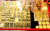 Gold bars are seen at a jeweler's in Jongno District, central Seoul on Jan. 21. [NEWS1]