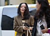 Min Hee-jin, former CEO of girl group NewJeans' agency ADOR, appears at the Seoul Central District Court in Seocho District, southern Seoul, on Sept. 11, 2025. [NEWS1]