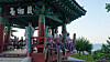 Visitors to Naksansa in Gangwon meditate while listening to ocean waves. [CULTURAL CORPS OF KOREAN BUDDHISM]