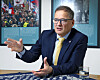 Ambassador of the Czech Republic to Korea Ivan Jančárek speaks to the Korea JoongAng Daily during an interview at the Czech Center Seoul in Jongno District, central Seoul, on Monday. [PARK SANG-MOON]