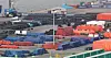 Steel products are seen piled up at a port in Pyeongtaek, Gyeonggi, on Feb. 22. [YONHAP]