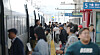 Travelers are seen at Osong Station in Cheongju on Oct. 9. 2025. [YONHAP]