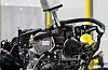 Hyundai Motor and Kia demonstrate irregular flexible parts (hose) automatic assembly technology during its E-Forest Tech day on Monday at the Euiwang R&D Center in Euiwang, Gyeonggi. [HYUNDAI MOTOR]
