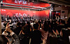 Players of the esports team T1 hold a press conference at a venue in Seoul on Dec. 16, 2025. [NEWS1]