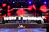 Chefs who earned this year's Michelin Guide star status take a group photo after the 2024 Michelin Guide Seoul and Busan unveiling at Busan Signiel, on Thursday. [MICHELIN GUIDE KOREA]