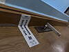 The JoongAng Ilbo's Beijing headquarters office door is shut with a security seal on the morning of the Sept. 3 Victory Day parade set to take place in China. [SHIN KYUNG-JIN]