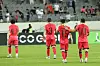 Korean players react after missing out on the title following a 1-0 loss to Japan in the men’s final of the 2025 EAFF E-1 Football Championship at Yongin Mireu Stadium in Gyeonggi, on July 15. [NEWS1]