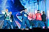 Boy band AHOF performs lead track “Rendezvous” during a showcase for the release of its first EP, “Who We Are,” at Yes24 Live Hall in eastern Seoul on July 1. [DANIELA GONZALEZ PEREZ]