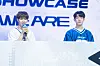 Boy band AHOF answers reporters' questions during a showcase for the release of its first EP, “Who We Are,” at Yes24 Live Hall in eastern Seoul on July 1. [DANIELA GONZALEZ PEREZ]