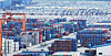 Containers are piled up at a port in Pyeongtaek, Gyeonggi, on July 4. [YONHAP]