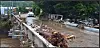 The Daebo Bridge in Gapyeong, Gyeonggi, flooded on July 20 as shown in surveillance footage [SCREEN CAPTURE]