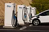 EVgo fast EV chargers are shown charging a Chevy Bolt in Encintas, California, United States. [REUTERS]