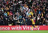 Wolverhampton Wanderers' Hwang Hee-chan celebrates scoring a goal against Manchester City at Molineux Stadium in Wolverhampton, England on September 30, 2023. [REUTERS/YONHAP]
