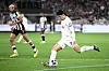 Tottenham Hotspur captain Son Heung-min, right, shoots during a postseason match against Newcastle United at Melbourne Cricket Ground in Melbourne, Australia on Wednesday. [EPA/YONHAP]