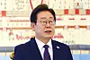 President Lee Jae Myung speaks during a meeting with lawmakers at the presidential residence in Yongsan, central Seoul, on June 22. [YONHAP]