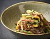 Bell pepper japchae (stir-fried glass noodles) by Onjium's Cho Eun-hee and Park Seong-bae [KOREAN FOOD PROMOTION INSTITUTE]