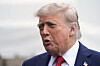 U.S. President Donald Trump speaks with reporters before departing the White House on his way to attend the G7 Summit in Washington on June 15. [AP/YONHAP]