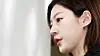 Late actor Kim Sae-ron at the Seoul Central District Court, southern Seoul, on April 5, 2023 [NEWS1]