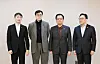 From left: Financial Supervisory Service Gov. Lee Bok-hyun, Bank of Korea Gov. Rhee Chang-yong, acting President Choi Sang-mok and Financial Services Commission Chairman Kim Byoung-hwan pose for a photo ahead of a meeting at the government complex in central Seoul on Feb. 21. [MINISTRY OF ECONOMY AND FINANCE]