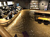 A Starbucks branch in Sinan-dong, Buk District, Gwangju is flooded after heavy rainfall in this photo uploaded to social media on July 17. [SCREEN CAPTURE]