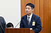 LG U+ CEO Hong Bum-shik answers lawmakers’ questions about a possible hack of the mobile carrier during a parliamentary audit of ICT-related agencies at the National Assembly building in western Seoul on Oct. 21. [NEWS1]
