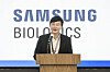 Samsung Biologics CEO John Rim speaks during a press event at its headquarters in Incheon. [SAMSUNG BIOLOGICS]
