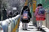 Elementary school students in Seoul on Feb. 12 [NEWS1]