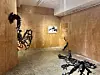 Artist Shin Jong-chan's hanji works are displayed at Sahng-up Gallery on Nov. 25. [LEE JIAN]